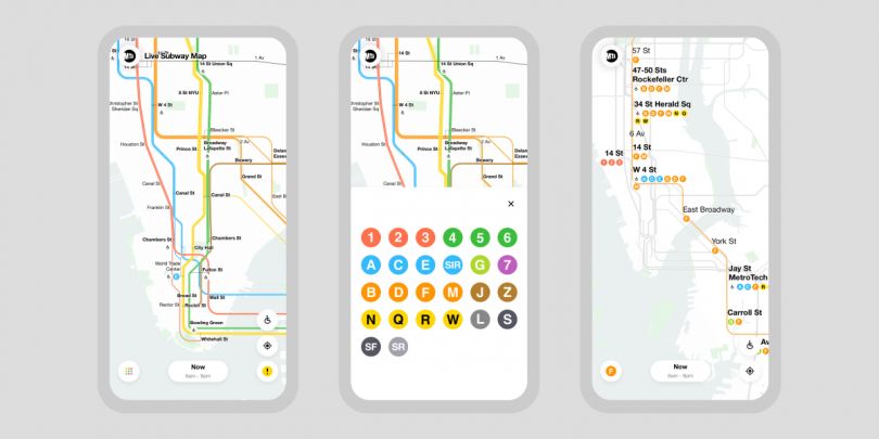 интерактивная карта метро Нью-Йорка
