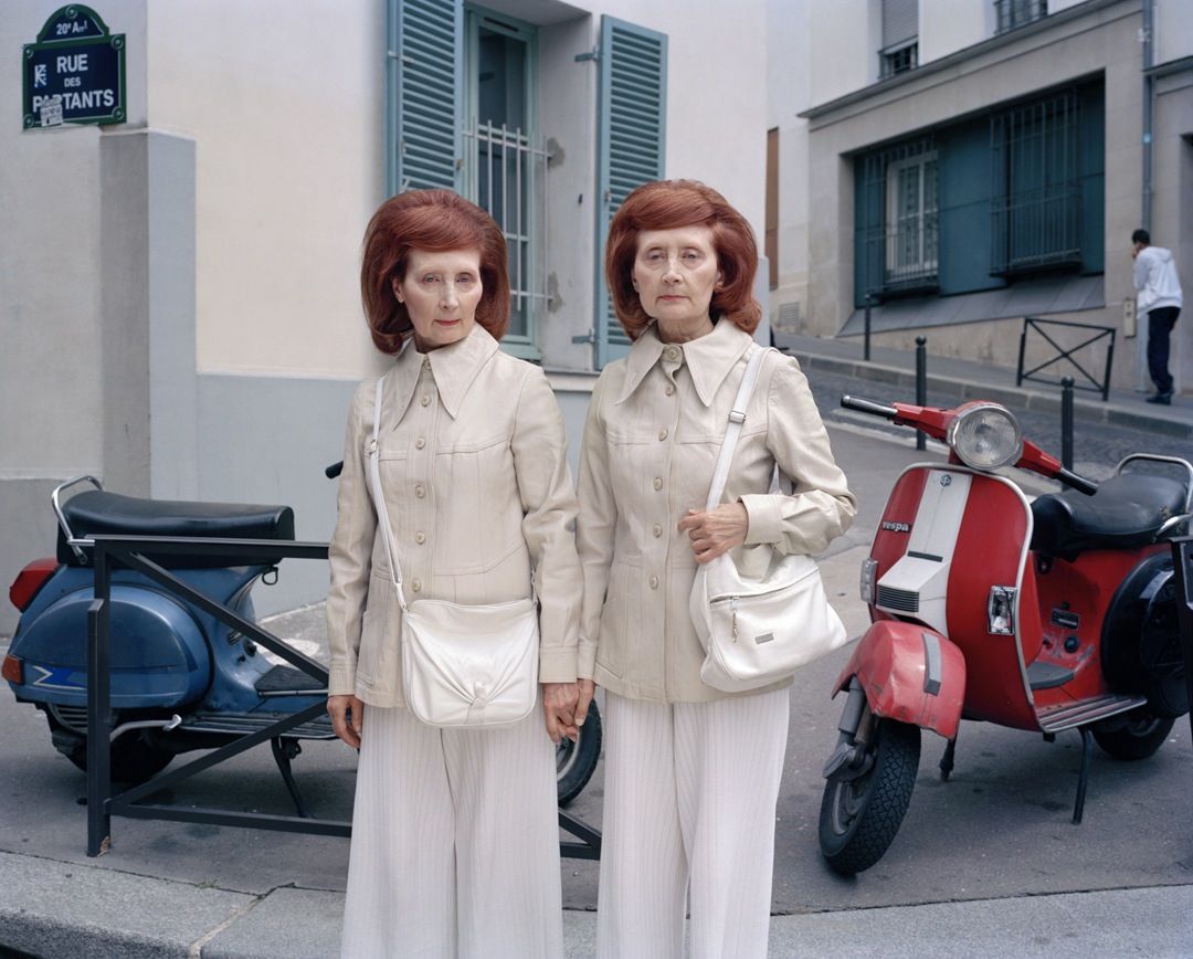 Фотографии Монетт и Мэди: близнецы в Париже