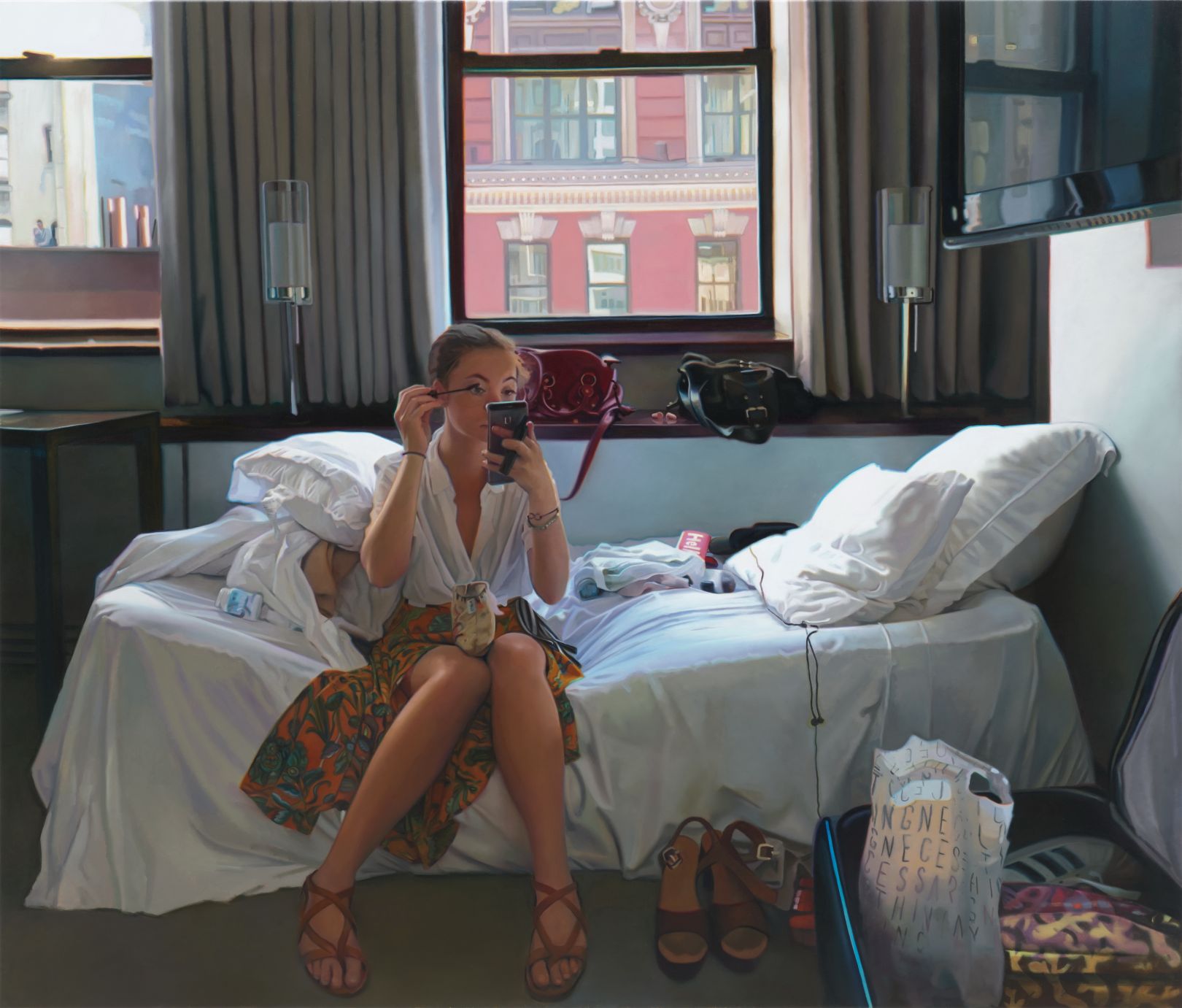 Гиперреалистичные картины Кейт Уотерс (Kate Waters) похожи на фотографии современной городской жизни